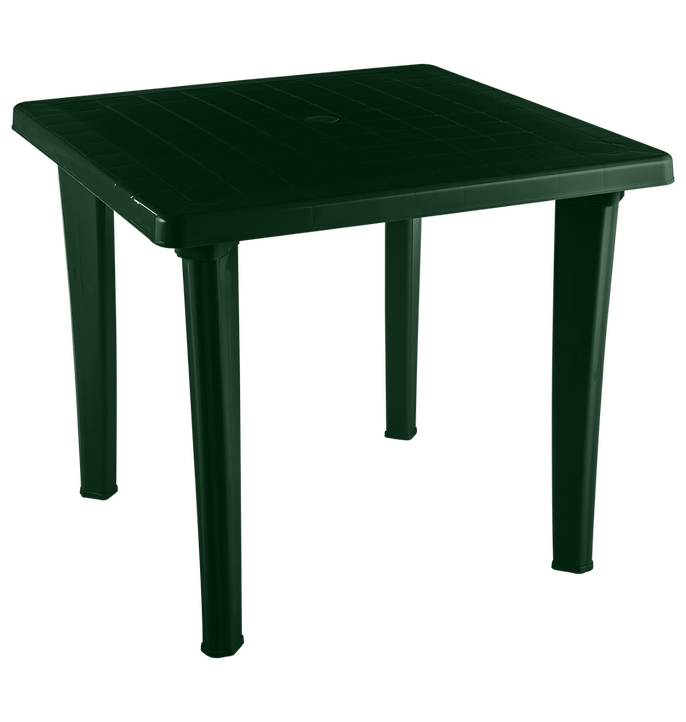 Стол квадратный темно зеленый
