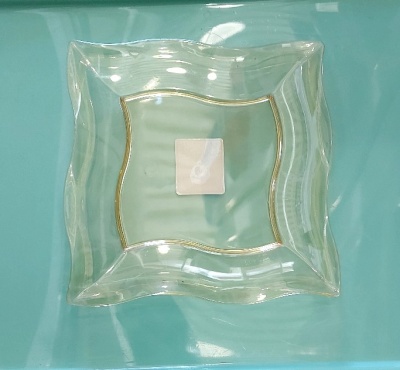 Тарелка квадратная 18см."Дуня" (уп.100)