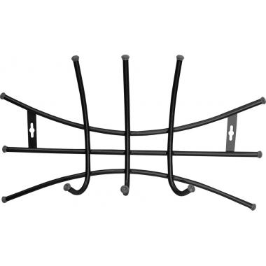 Вешалка настенная Ника-Премиум 2 черн(уп.5)