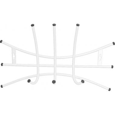 Вешалка настенная Ника-Премиум 2 бел (уп.5)