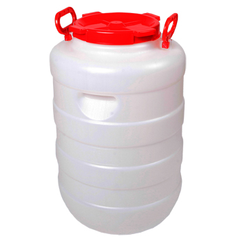 Бочка 50л Дачная круглая(белая)