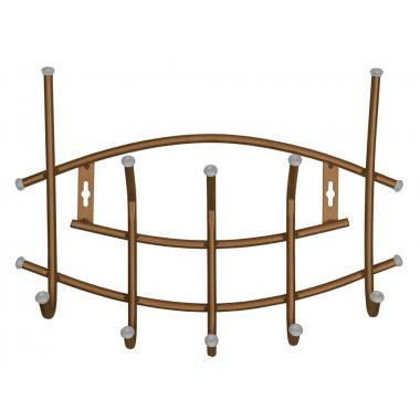 Вешалка настенная Ника-Премиум 3 медь (уп.5)