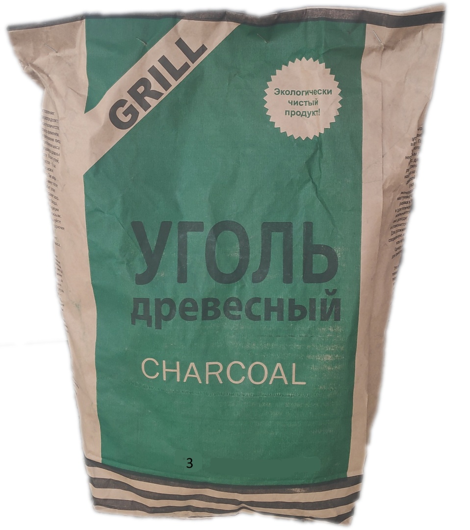 КР069 Древесный уголь 3кг.