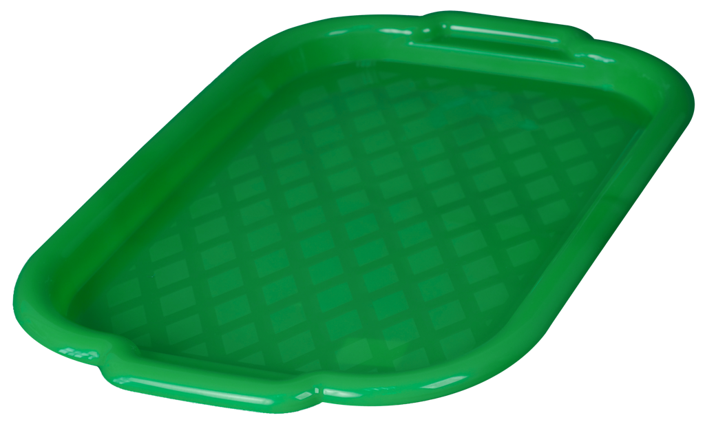 АП160112 Поднос средний 34х49см. зеленый (уп.20)ВЫ