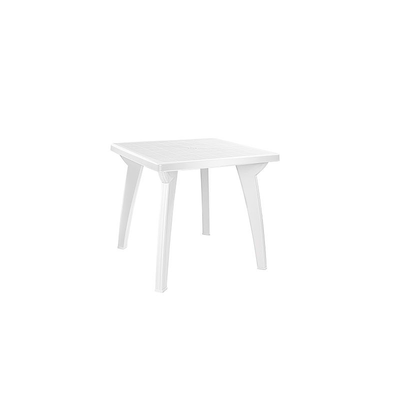 Стол квадрат "Луна"  белый