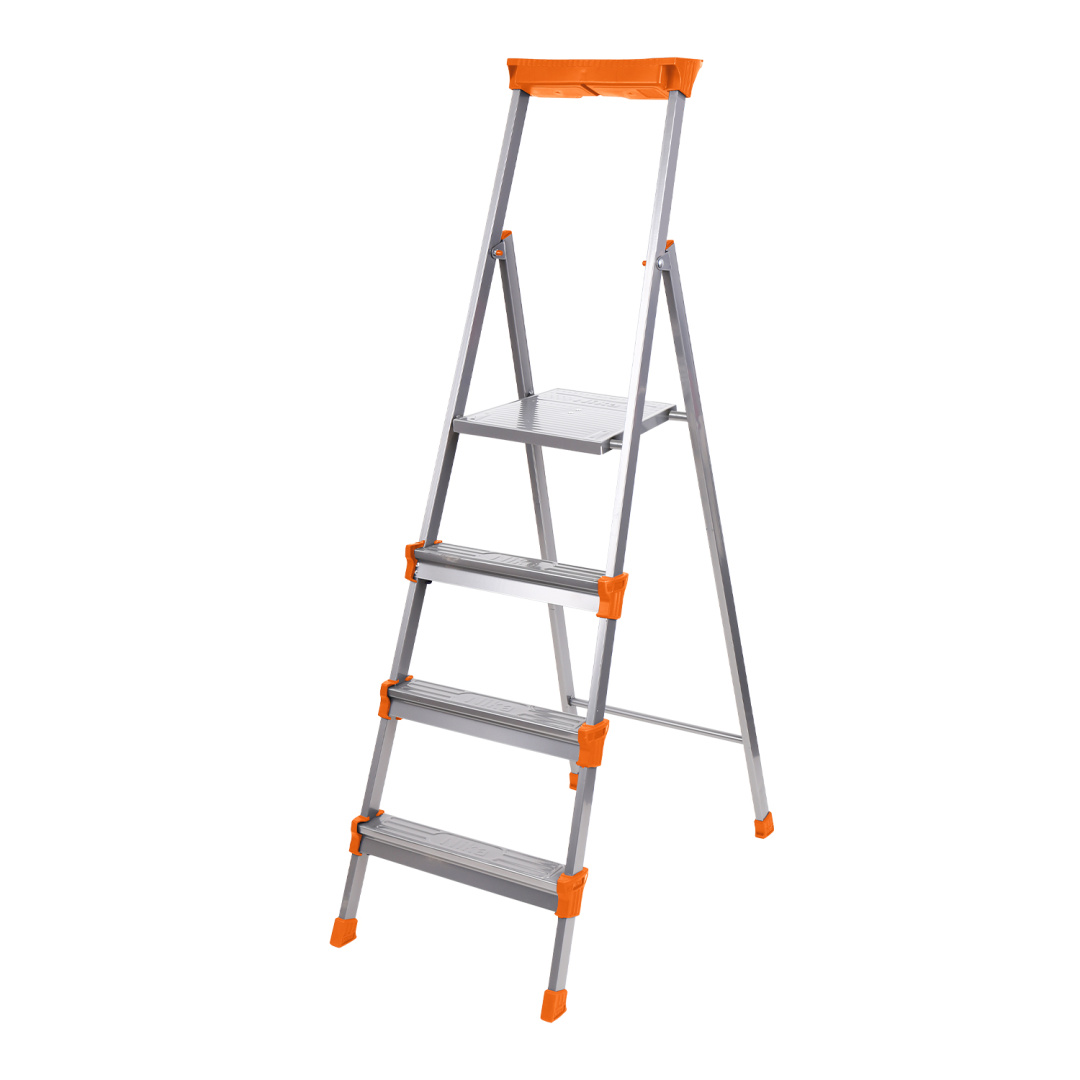 Стремянка широкая 3+1 ступ. металл "Ника"