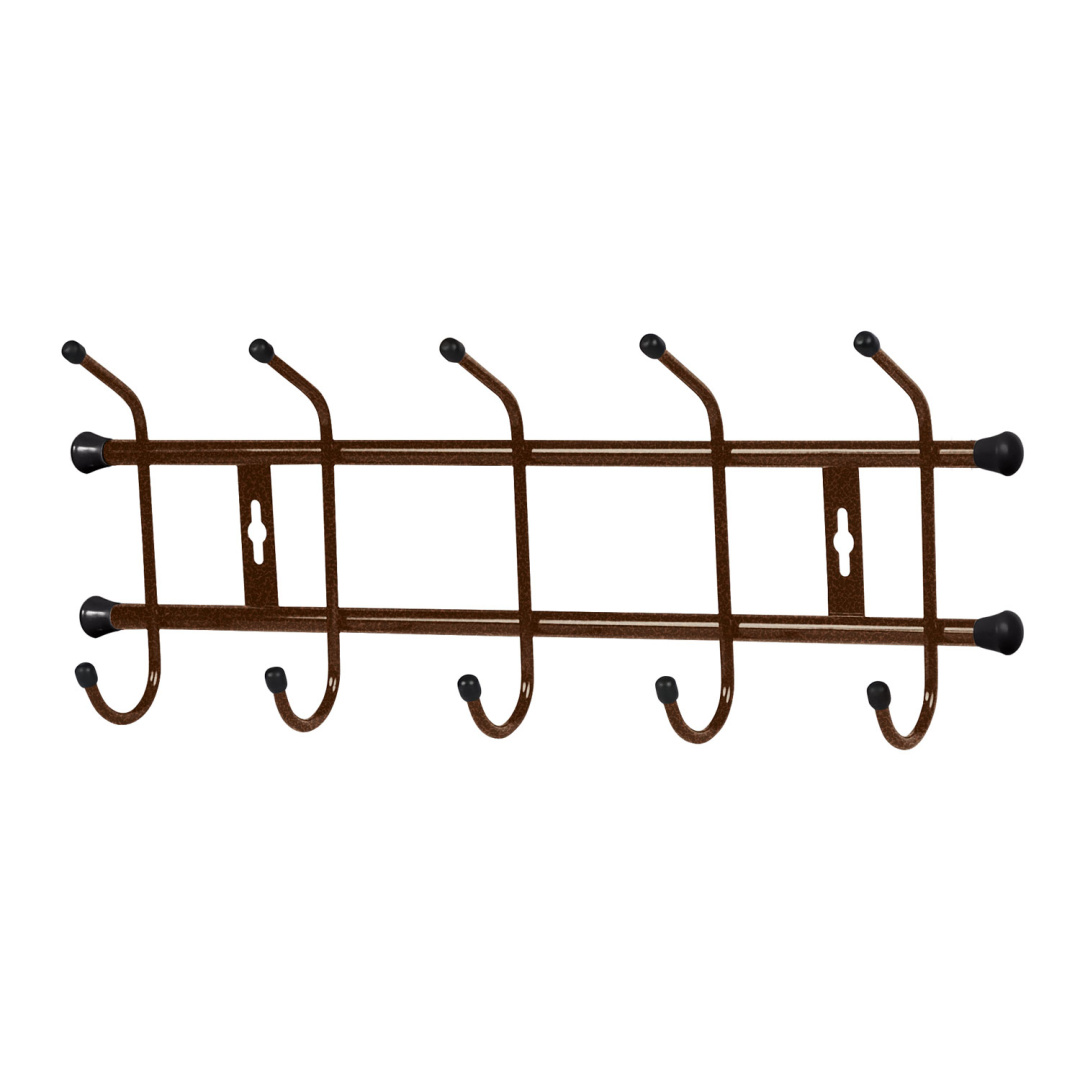 Вешалка настенная НИКА 484х188мм (5 кр.)медь(уп.5)