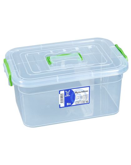 АП05034 Мультибокс 9л. прозрачный (уп.20)