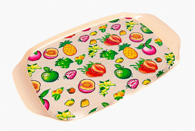 АП30020 Поднос сервировочный 30х49см.беж.(уп.20)