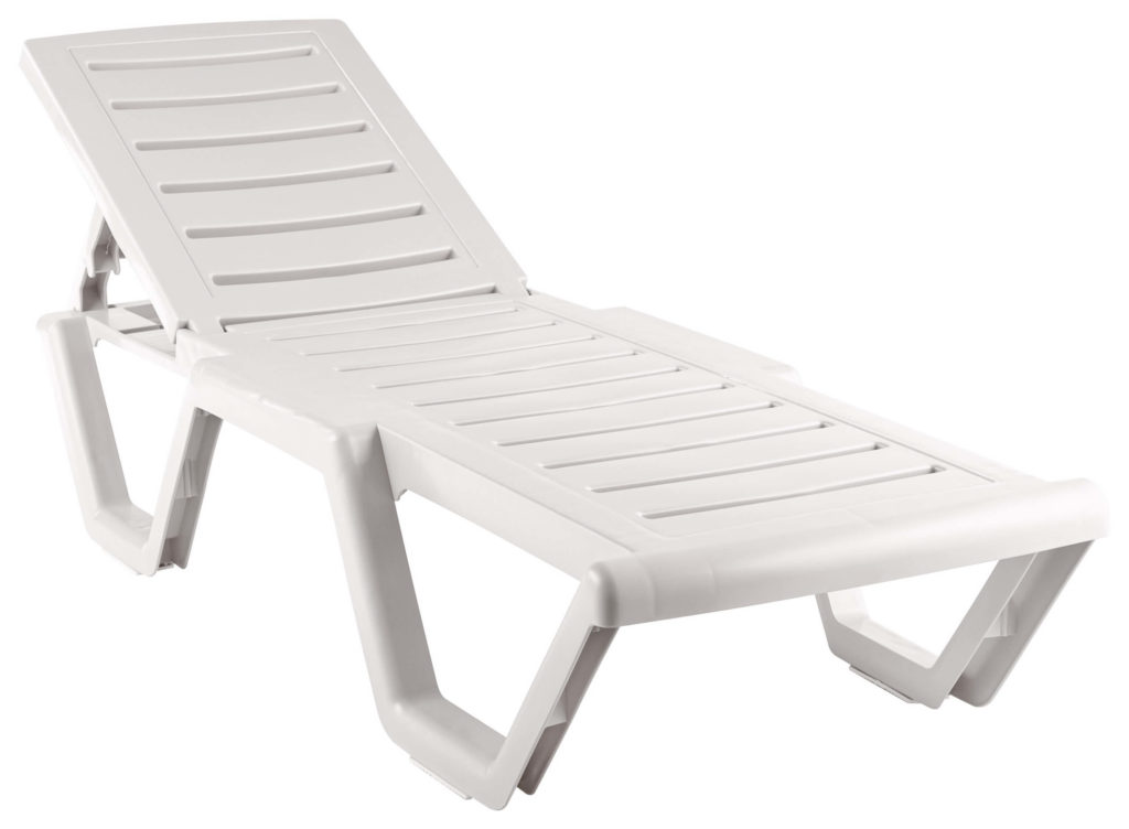АР077 Шезлонг Атлант (белый)