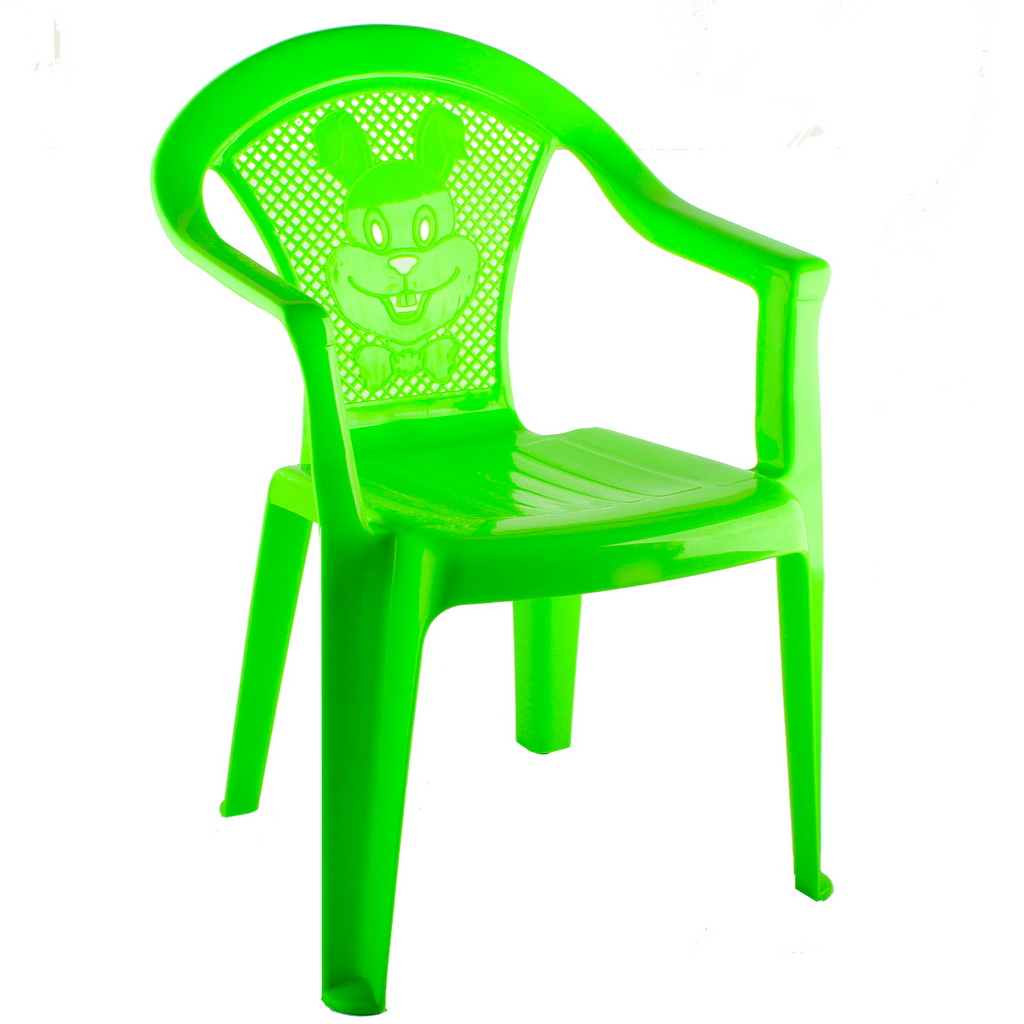 Стульчик детский Малыш" РОСС ярко-салатовый
