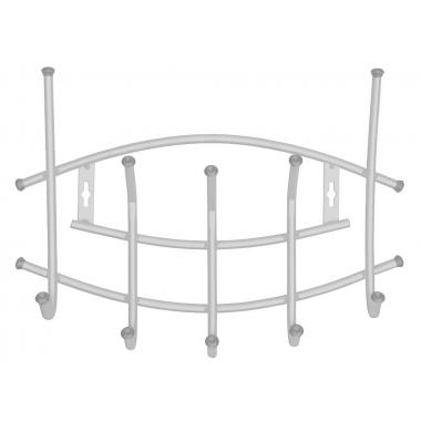 Вешалка настенная Ника-Премиум 3 серебро (уп.5)