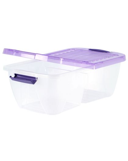 АП05005 Контейнер двухсекционный 12л прозр (уп.15)