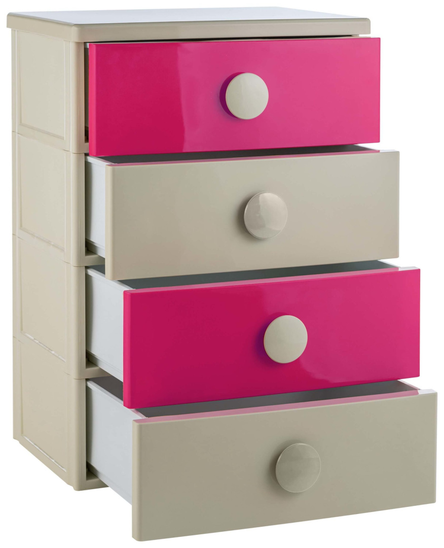 АР031 Комод "Детский" розов-беж