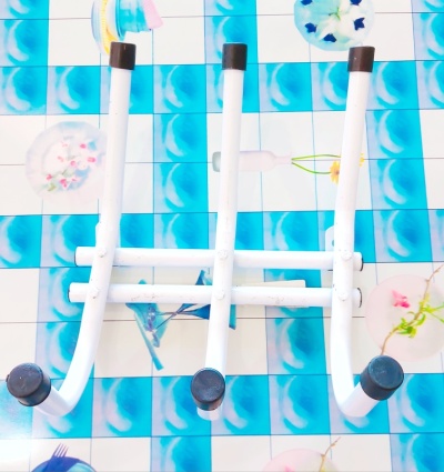 Вешалка настенная  Волжаночка 3х рожков бел.(уп.6)