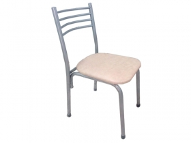 Стул квадрат АСОС беж/кожа