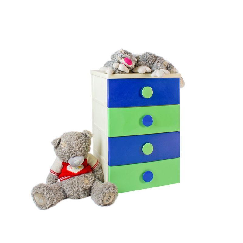 АР031 Комод "Детский" салат-син