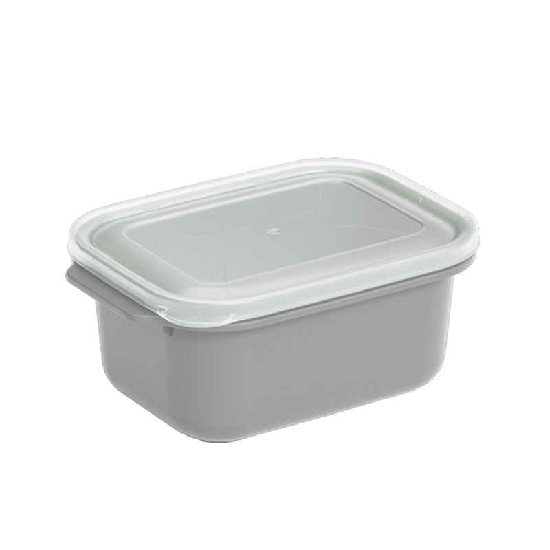 Прямоугольный контейнер 2000 ml. серые(уп.24шт)