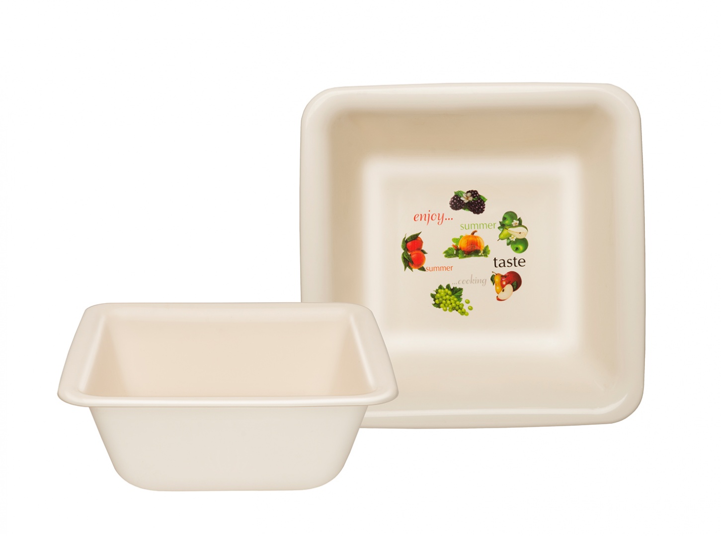 Э109 Салатница  квадратная 3,5л. Эльф (уп.20)