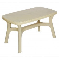 Стол Садовый 1350х805х730 бежевый "Милих"