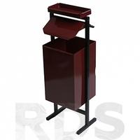 АМ001Урна метал. с крышкой