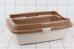 Туалет для кошек бол. полн комплект молоч(уп15)